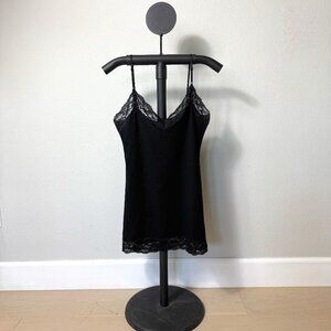 Bozzolo Black Lace Tank Top